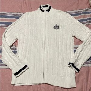 Ralph Lauren Full Zip Sweater Sz XL